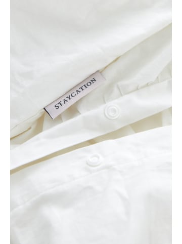 Staycation Komplet pościeli perkalowej w kolorze białym