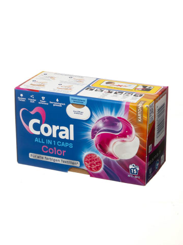 Coral Waschmitteltabs "Color All in1 Caps", 259,5g