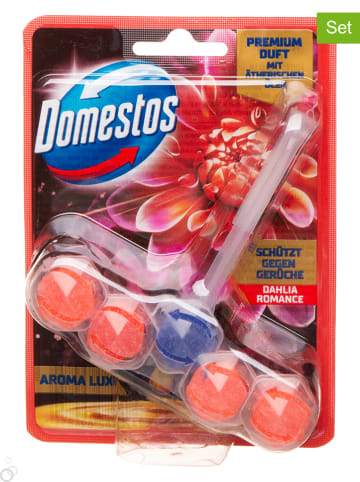Domestos 9er-Set: WC-Steine ''Lux Dahlia Romance'', 9x 50 g