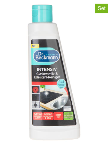Dr. Beckmann 3er-Set: Glaskeramik- und Edelstahlreiniger, je 250 ml