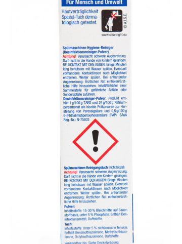 Dr. Beckmann 3er-Set: Spülmaschinen-Hygiene-Reiniger, je 75 g