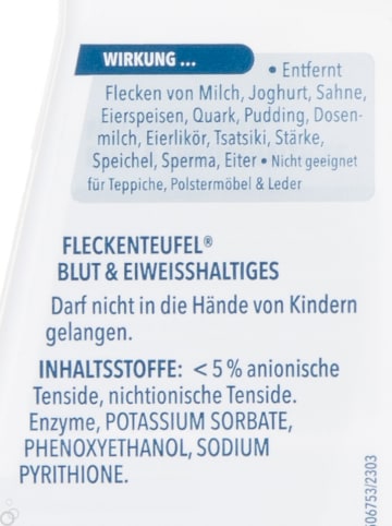 Dr. Beckmann 3er-Set: Fleckenteufel "Blut & Eiweishaltiges", je 50 ml