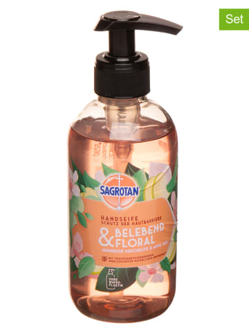SAGROTAN 5er-Set: Handseifen "Belebend & Floral", je 300 ml