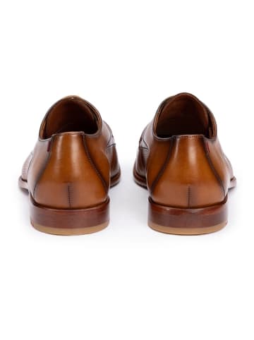 LLOYD Leder-Schnürschuhe "Rapport" in Hellbraun