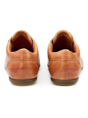 LLOYD Leder-Schnürschuhe in Hellbraun