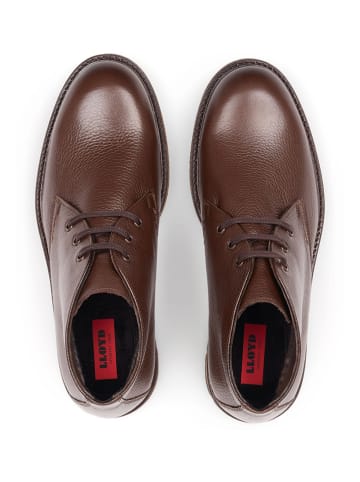 LLOYD Skórzane botki w kolorze brązowym