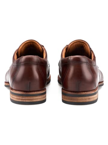 LLOYD Leder-Schnürschuhe in Braun