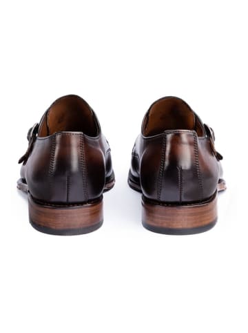 LLOYD Leder-Slippers "Warner" in Braun