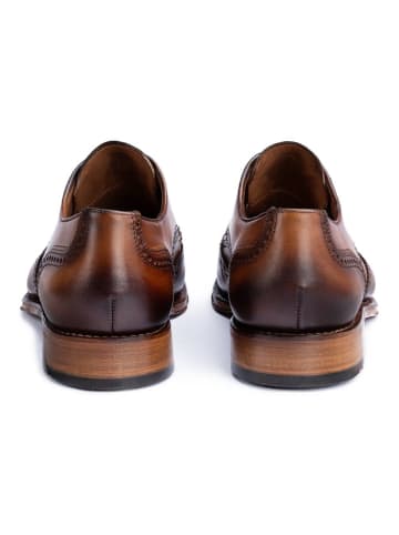 LLOYD Leder-Schnürschuhe "Warwick" in Hellbraun