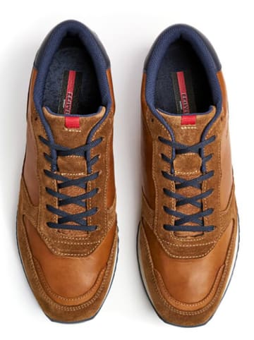 LLOYD Leder-Sneakers "Edmond" in Hellbraun