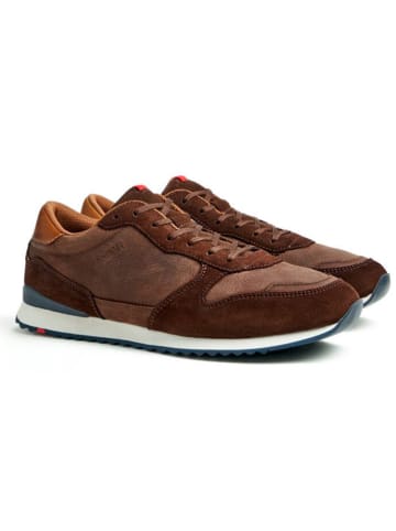 LLOYD Leren sneakers "Edmond" lichtbruin/bruin