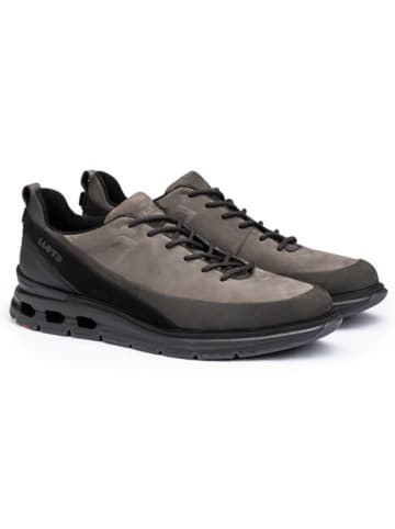LLOYD Leder-Sneakers "Marduk" in Taupe/ Schwarz
