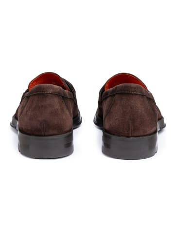 LLOYD Skórzane mokasyny "Nagai" w kolorze beżowym