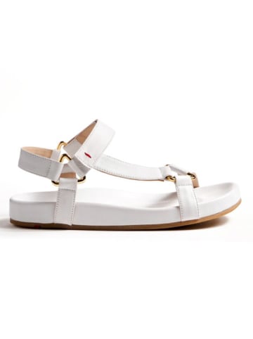 LLOYD Leder-Sandalen in Weiß
