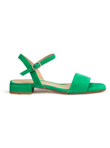 LLOYD Skórzane sandały w kolorze zielonym