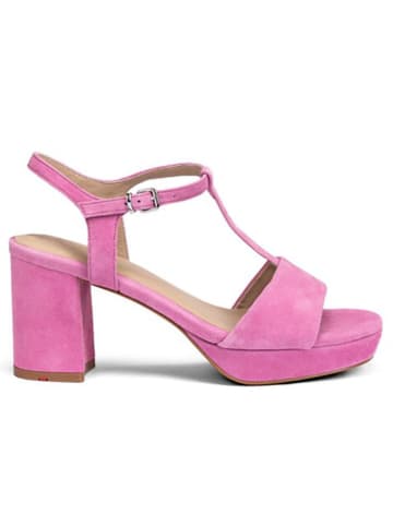 LLOYD Leder-Sandaletten in Pink
