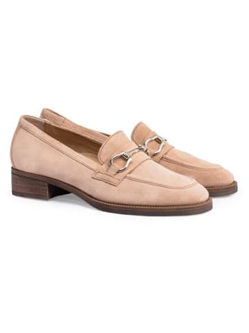 LLOYD Leren mocassins beige