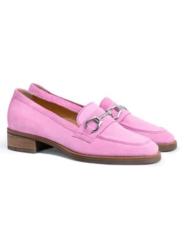 LLOYD Leder-Mokassins in Rosa