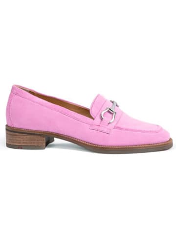 LLOYD Leder-Mokassins in Rosa