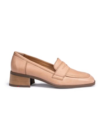 LLOYD Leren mocassins beige