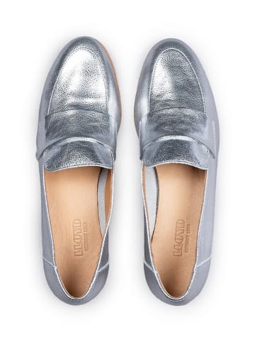 LLOYD Leder-Mokassins in Silber