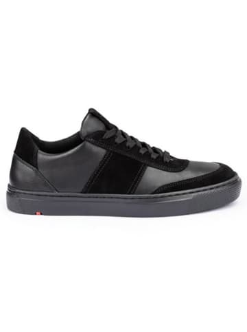 LLOYD Leder-Sneakers in Schwarz/ Anthrazit