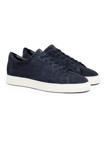 LLOYD Leren sneakers donkerblauw