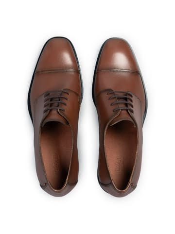LLOYD Leder-Schnürschuhe "Donato" in Hellbraun