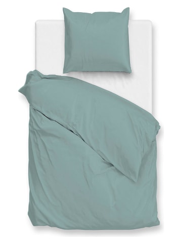 Zo!Home Satijnen beddengoedset "Satinado" turquoise