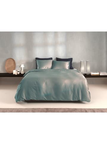 Zo!Home Satijnen beddengoedset "Satinado" turquoise