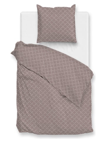 Zo!Home Satin-Bettwäsche-Set "Linea di Satinado" in Lila