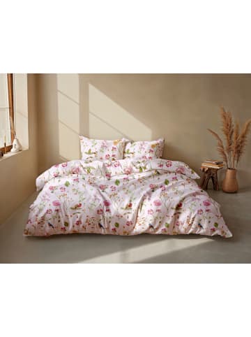 Zo!Home Beddengoedset "Zita" lichtroze/groen