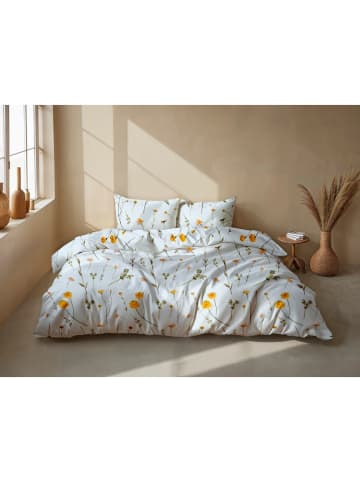 Zo!Home Renforcé beddengoedset "Savio" lichtblauw/geel