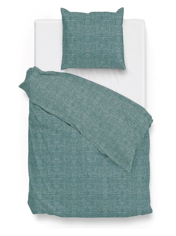 Zo!Home Komplet pościeli "Lino" w kolorze zielonym