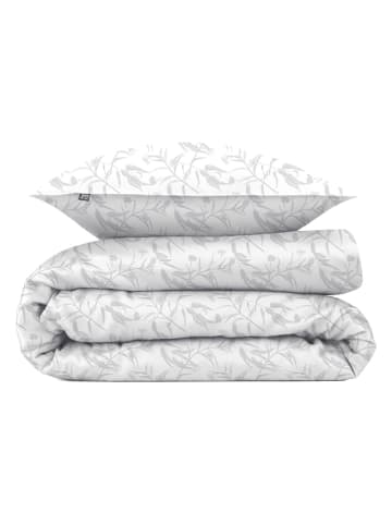 Zo!Home Komplet pościeli satynowej "Fiori" w kolorze białym