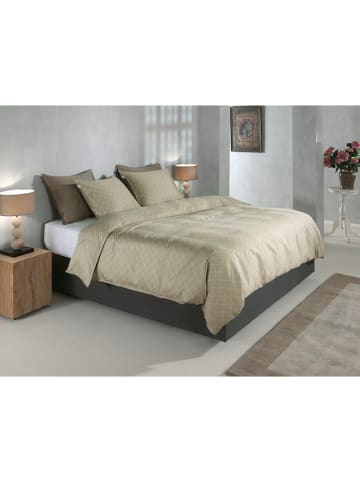 Zo!Home Komplet pościeli "Satinado" w kolorze beżowym z mako-satyny