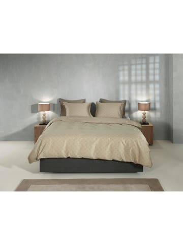 Zo!Home Mako-satijnen beddengoedset "Satinado" beige