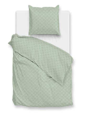 Zo!Home Komplet pościeli "Satinado" w kolorze jasnozielonym z mako-satyny