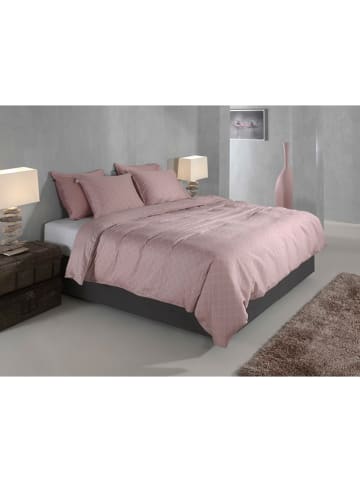 Zo!Home Mako-satijnen beddengoedset "Satinado" lichtroze