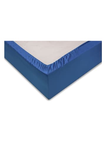 Zo!Home Satijnen hoeslaken "Satinado" blauw