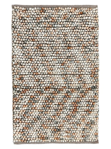 Zo!Home Badvorleger "Zola" in Beige/ Weiß