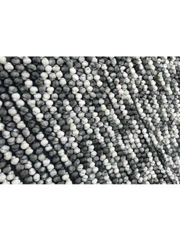 Zo!Home Badmat "Zola" antraciet/wit