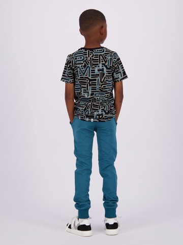 Messi Koszulka w kolorze czarno-niebieskim