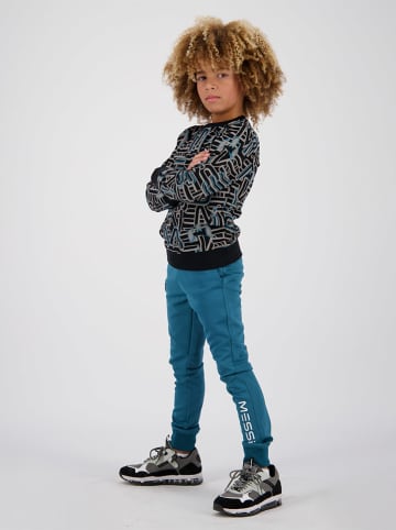 Messi Bluza w kolorze czarno-niebieskim