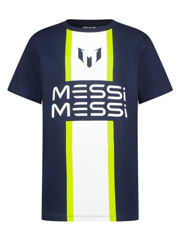 Messi Shirt in Dunkelblau/ Weiß