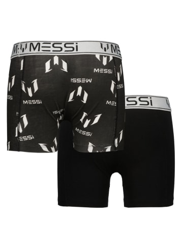 Messi 2er-Set: Boxershorts in Schwarz