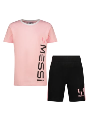 Messi 2-delige outfit lichtroze/zwart