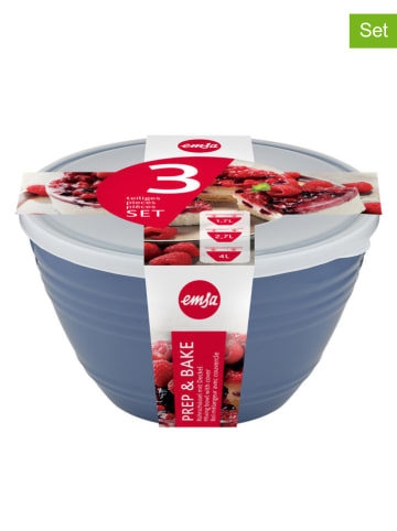 Emsa 3er-Set: Rührschüsseln in Blau