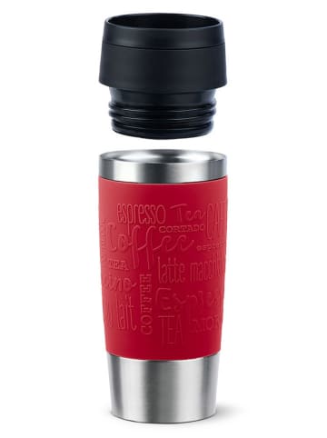 Emsa Kubek termiczny "Classic" w kolorze ciemnoczerwonym - 360 ml