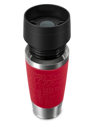 Emsa Kubek termiczny "Classic" w kolorze ciemnoczerwonym - 360 ml